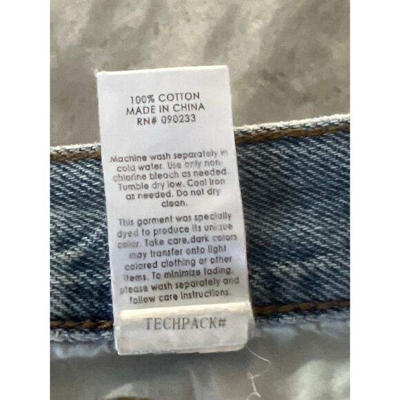 PacSun Flutter Denim Shorts High Rise Woman Size 28 Cut offs Festival Hot Pants - Picture 8 of 13